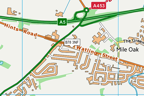 B78 3NF map - OS VectorMap District (Ordnance Survey) B78 3NF map - OS VectorMap District (Ordnance Survey)