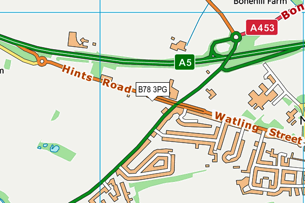 B78 3PG map - OS VectorMap District (Ordnance Survey) B78 3PG map - OS VectorMap District (Ordnance Survey)