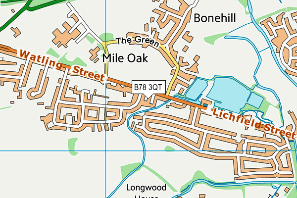 B78 3QT map - OS VectorMap District (Ordnance Survey) B78 3QT map - OS VectorMap District (Ordnance Survey)