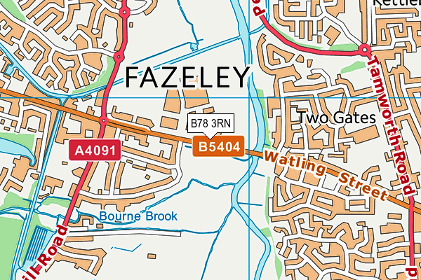 B78 3RN map - OS VectorMap District (Ordnance Survey) B78 3RN map - OS VectorMap District (Ordnance Survey)