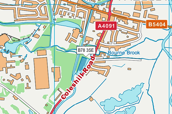 B78 3SE map - OS VectorMap District (Ordnance Survey) B78 3SE map - OS VectorMap District (Ordnance Survey)