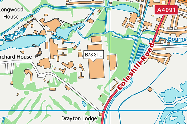B78 3TL map - OS VectorMap District (Ordnance Survey) B78 3TL map - OS VectorMap District (Ordnance Survey)