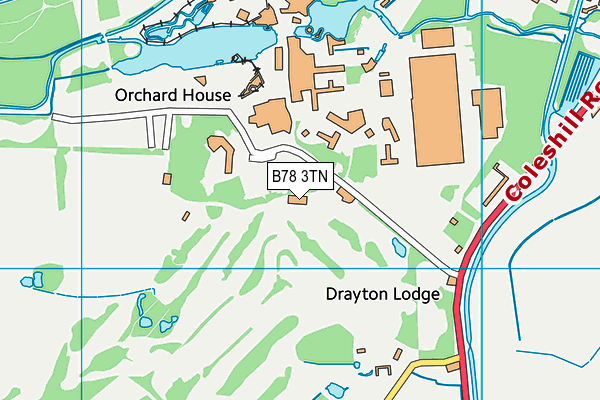 B78 3TN map - OS VectorMap District (Ordnance Survey) B78 3TN map - OS VectorMap District (Ordnance Survey)
