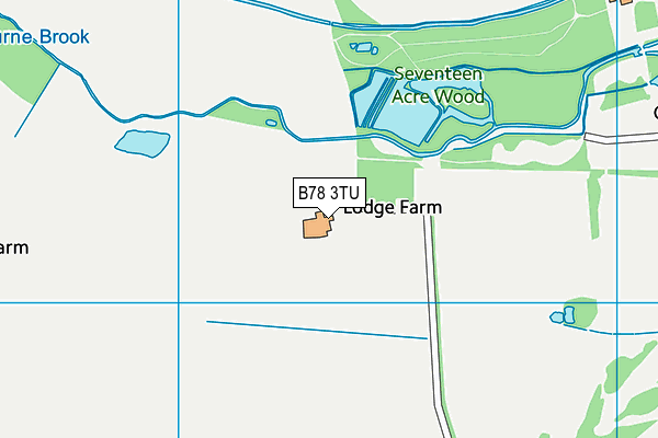 B78 3TU map - OS VectorMap District (Ordnance Survey) B78 3TU map - OS VectorMap District (Ordnance Survey)