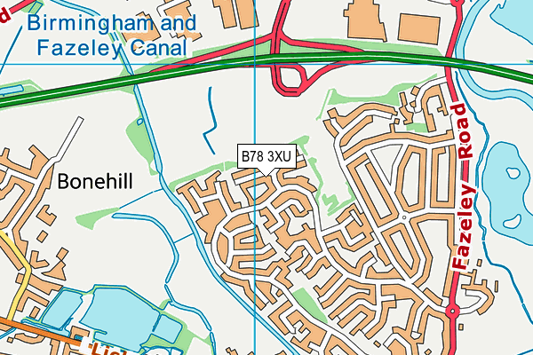 B78 3XU map - OS VectorMap District (Ordnance Survey) B78 3XU map - OS VectorMap District (Ordnance Survey)