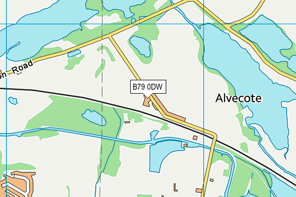 B79 0DW map - OS VectorMap District (Ordnance Survey) B79 0DW map - OS VectorMap District (Ordnance Survey)