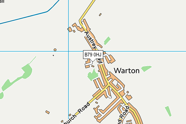B79 0HJ map - OS VectorMap District (Ordnance Survey) B79 0HJ map - OS VectorMap District (Ordnance Survey)