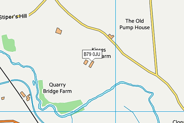 B79 0JU map - OS VectorMap District (Ordnance Survey) B79 0JU map - OS VectorMap District (Ordnance Survey)