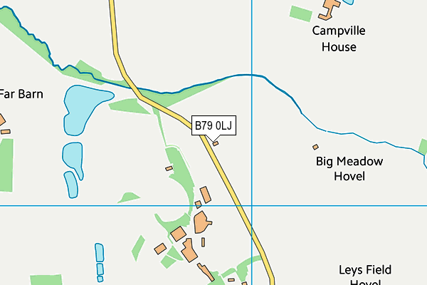 B79 0LJ map - OS VectorMap District (Ordnance Survey) B79 0LJ map - OS VectorMap District (Ordnance Survey)