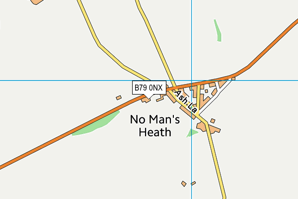 B79 0NX map - OS VectorMap District (Ordnance Survey) B79 0NX map - OS VectorMap District (Ordnance Survey)