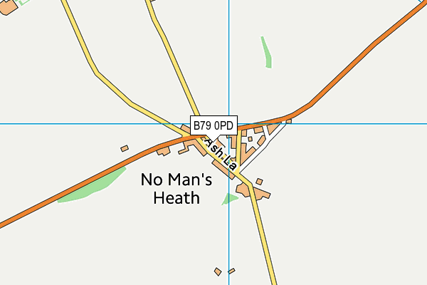 B79 0PD map - OS VectorMap District (Ordnance Survey) B79 0PD map - OS VectorMap District (Ordnance Survey)