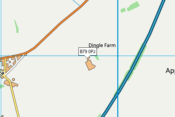 B79 0PJ map - OS VectorMap District (Ordnance Survey) B79 0PJ map - OS VectorMap District (Ordnance Survey)