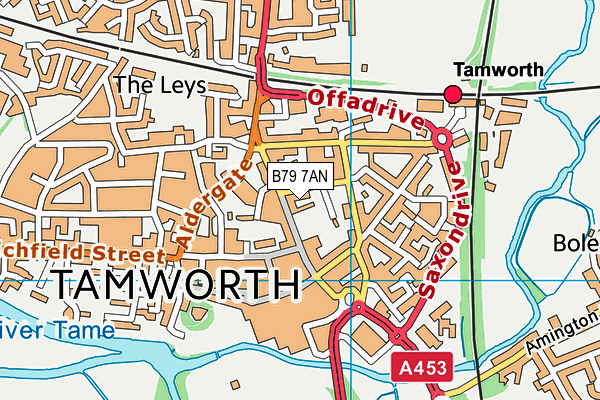 B79 7AN map - OS VectorMap District (Ordnance Survey) B79 7AN map - OS VectorMap District (Ordnance Survey)