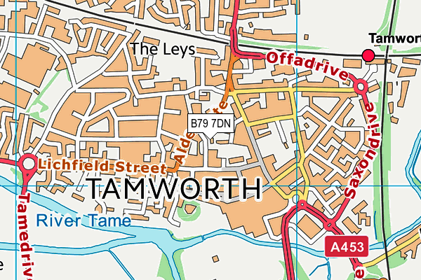 B79 7DN map - OS VectorMap District (Ordnance Survey) B79 7DN map - OS VectorMap District (Ordnance Survey)