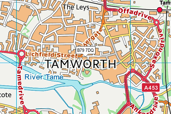 B79 7DQ map - OS VectorMap District (Ordnance Survey) B79 7DQ map - OS VectorMap District (Ordnance Survey)