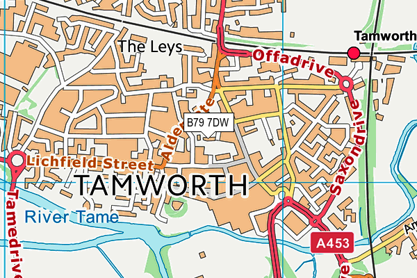 B79 7DW map - OS VectorMap District (Ordnance Survey) B79 7DW map - OS VectorMap District (Ordnance Survey)