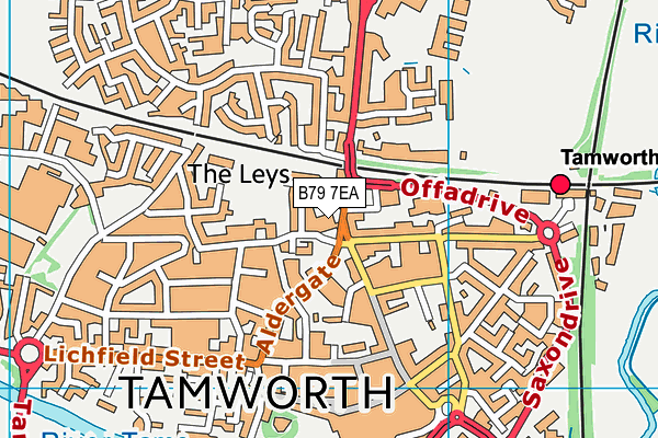 B79 7EA map - OS VectorMap District (Ordnance Survey) B79 7EA map - OS VectorMap District (Ordnance Survey)