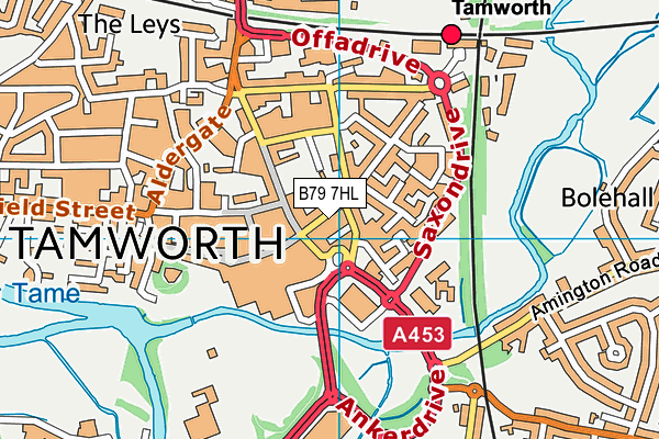 B79 7HL map - OS VectorMap District (Ordnance Survey) B79 7HL map - OS VectorMap District (Ordnance Survey)