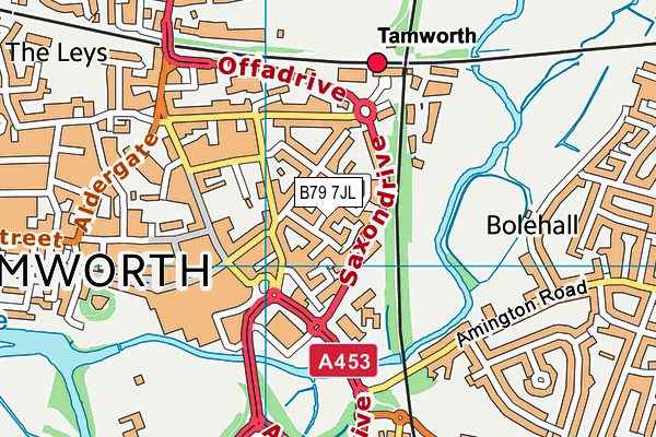 B79 7JL map - OS VectorMap District (Ordnance Survey) B79 7JL map - OS VectorMap District (Ordnance Survey)