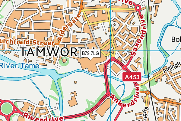 B79 7LG map - OS VectorMap District (Ordnance Survey) B79 7LG map - OS VectorMap District (Ordnance Survey)