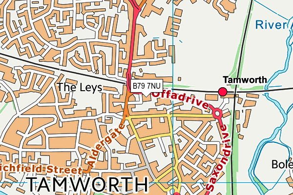 B79 7NU map - OS VectorMap District (Ordnance Survey) B79 7NU map - OS VectorMap District (Ordnance Survey)