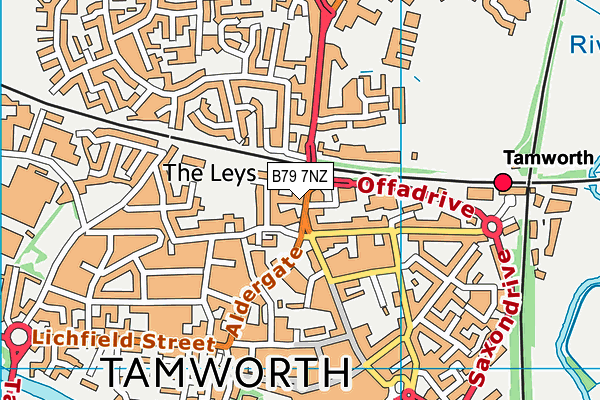 B79 7NZ map - OS VectorMap District (Ordnance Survey) B79 7NZ map - OS VectorMap District (Ordnance Survey)