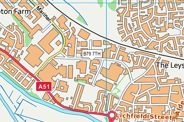 B79 7TH map - OS VectorMap District (Ordnance Survey) B79 7TH map - OS VectorMap District (Ordnance Survey)