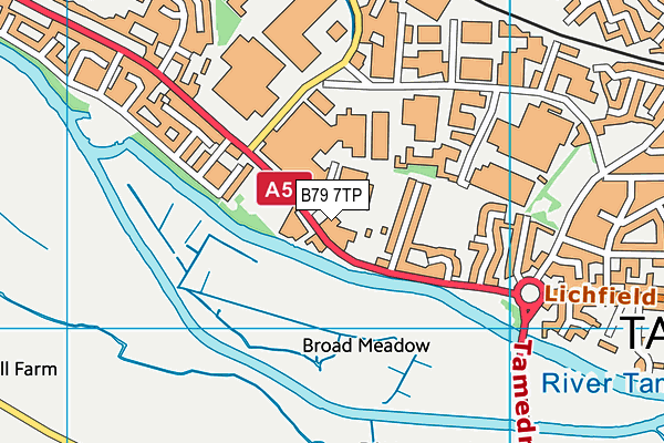 B79 7TP map - OS VectorMap District (Ordnance Survey) B79 7TP map - OS VectorMap District (Ordnance Survey)