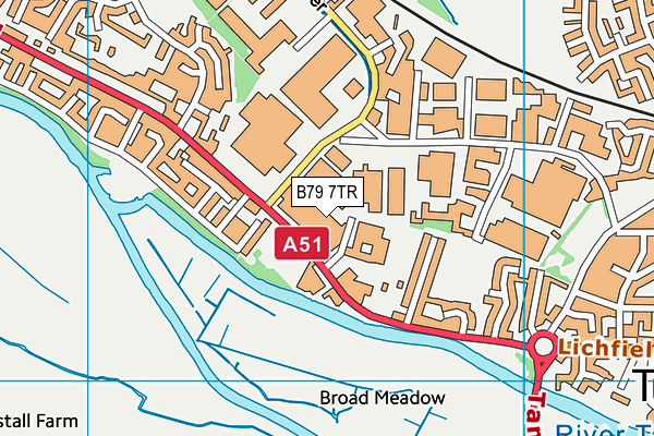 B79 7TR map - OS VectorMap District (Ordnance Survey) B79 7TR map - OS VectorMap District (Ordnance Survey)
