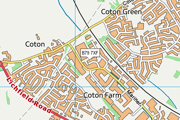 B79 7XF map - OS VectorMap District (Ordnance Survey) B79 7XF map - OS VectorMap District (Ordnance Survey)