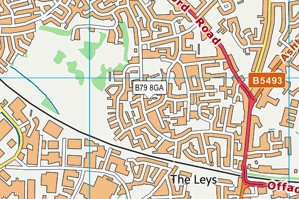 B79 8GA map - OS VectorMap District (Ordnance Survey) B79 8GA map - OS VectorMap District (Ordnance Survey)