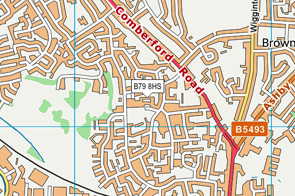B79 8HS map - OS VectorMap District (Ordnance Survey) B79 8HS map - OS VectorMap District (Ordnance Survey)