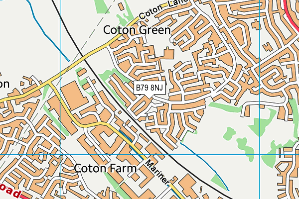 B79 8NJ map - OS VectorMap District (Ordnance Survey) B79 8NJ map - OS VectorMap District (Ordnance Survey)