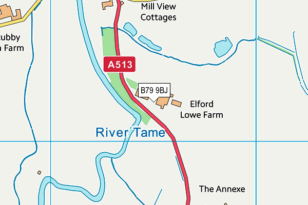 B79 9BJ map - OS VectorMap District (Ordnance Survey) B79 9BJ map - OS VectorMap District (Ordnance Survey)
