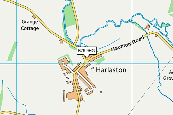 B79 9HG map - OS VectorMap District (Ordnance Survey) B79 9HG map - OS VectorMap District (Ordnance Survey)
