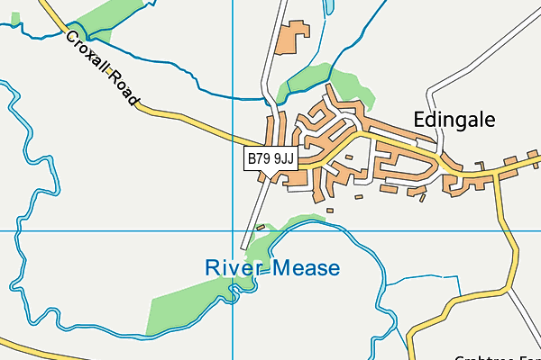 B79 9JJ map - OS VectorMap District (Ordnance Survey) B79 9JJ map - OS VectorMap District (Ordnance Survey)