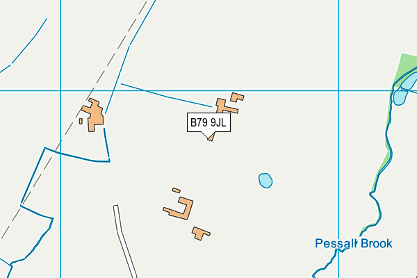 B79 9JL map - OS VectorMap District (Ordnance Survey) B79 9JL map - OS VectorMap District (Ordnance Survey)