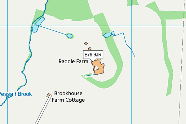 B79 9JR map - OS VectorMap District (Ordnance Survey) B79 9JR map - OS VectorMap District (Ordnance Survey)