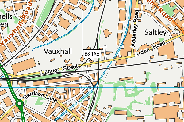 B8 1AE map - OS VectorMap District (Ordnance Survey) B8 1AE map - OS VectorMap District (Ordnance Survey)