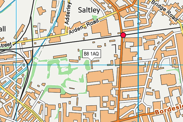 B8 1AQ map - OS VectorMap District (Ordnance Survey) B8 1AQ map - OS VectorMap District (Ordnance Survey)