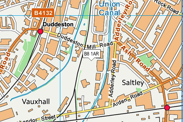 B8 1AR map - OS VectorMap District (Ordnance Survey) B8 1AR map - OS VectorMap District (Ordnance Survey)