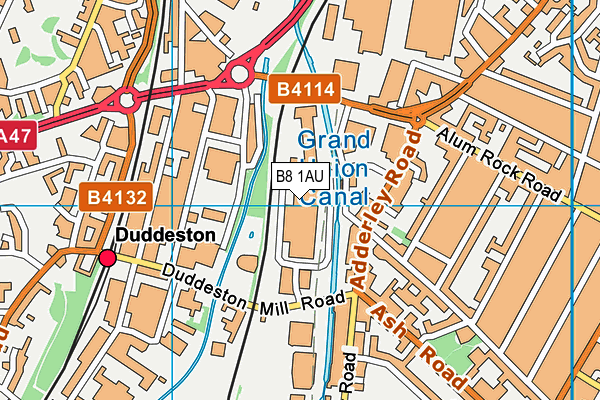 B8 1AU map - OS VectorMap District (Ordnance Survey) B8 1AU map - OS VectorMap District (Ordnance Survey)