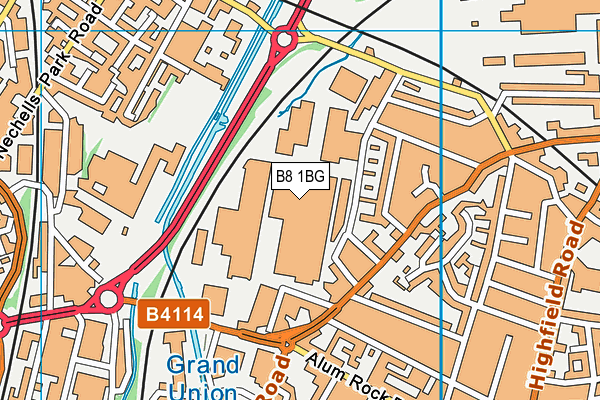 B8 1BG map - OS VectorMap District (Ordnance Survey) B8 1BG map - OS VectorMap District (Ordnance Survey)
