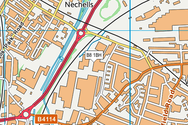 B8 1BH map - OS VectorMap District (Ordnance Survey) B8 1BH map - OS VectorMap District (Ordnance Survey)