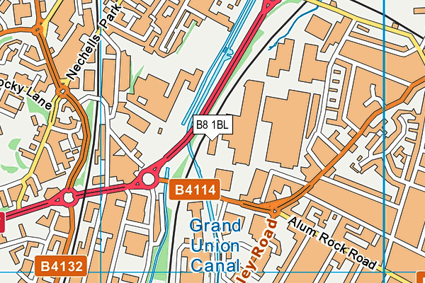 B8 1BL map - OS VectorMap District (Ordnance Survey) B8 1BL map - OS VectorMap District (Ordnance Survey)
