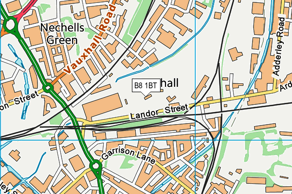 B8 1BT map - OS VectorMap District (Ordnance Survey) B8 1BT map - OS VectorMap District (Ordnance Survey)