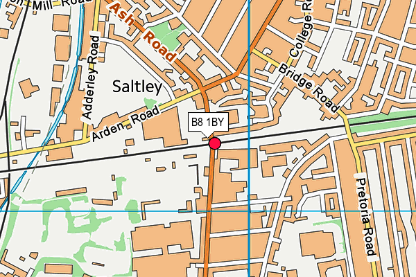 B8 1BY map - OS VectorMap District (Ordnance Survey) B8 1BY map - OS VectorMap District (Ordnance Survey)