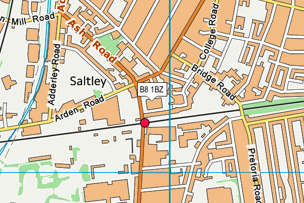 B8 1BZ map - OS VectorMap District (Ordnance Survey) B8 1BZ map - OS VectorMap District (Ordnance Survey)