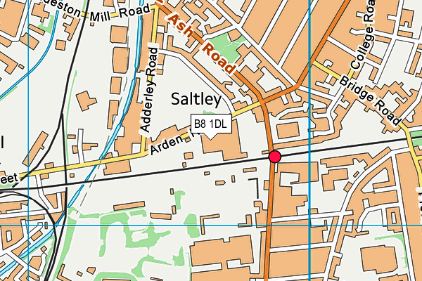 B8 1DL map - OS VectorMap District (Ordnance Survey) B8 1DL map - OS VectorMap District (Ordnance Survey)