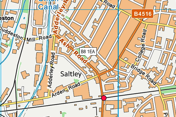 B8 1EA map - OS VectorMap District (Ordnance Survey) B8 1EA map - OS VectorMap District (Ordnance Survey)